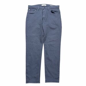 Mens Madewell Athletic Slim Stretch Essential Grey Pants Size 36x30